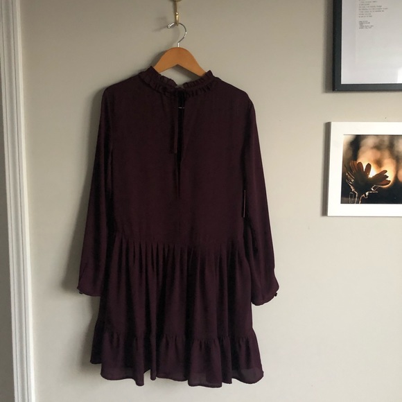 Eggplant Drop-Waist Aritzia Dress - NWT - Picture 3 of 7